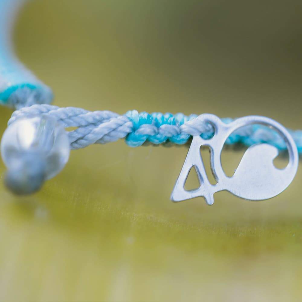 Beluga Whale Braided Bracelet