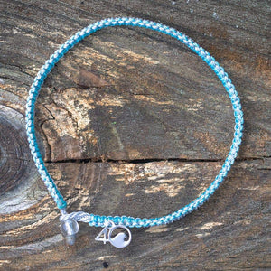 Beluga Whale Braided Bracelet