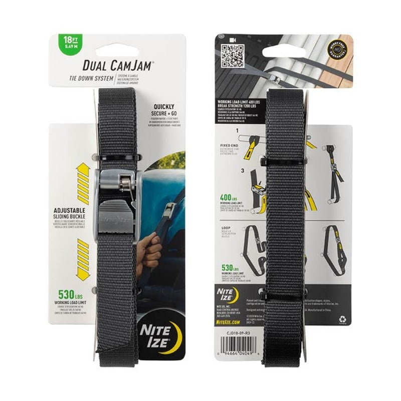 Dual CamJam 12ft Tie Down System