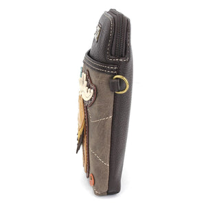 Moose Cellphone Crossbody - Stone Gray