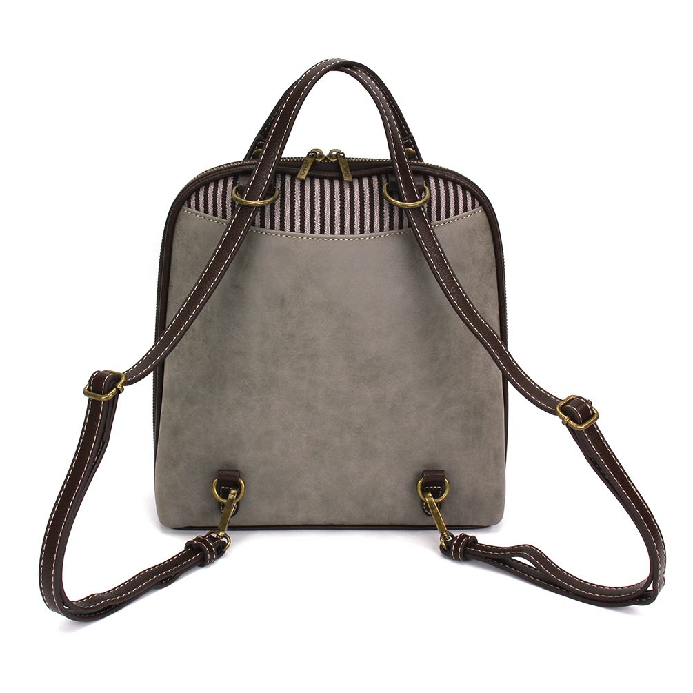 Daisy Convertible Backpack - Gray
