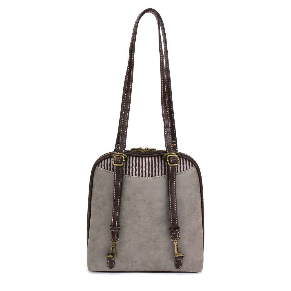 Daisy Convertible Backpack - Gray