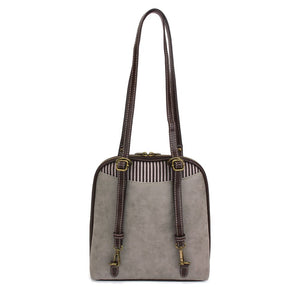 Daisy Convertible Backpack - Gray