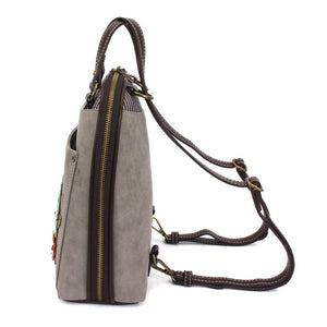 Daisy Convertible Backpack - Gray
