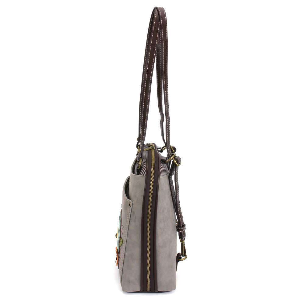 Daisy Convertible Backpack - Gray