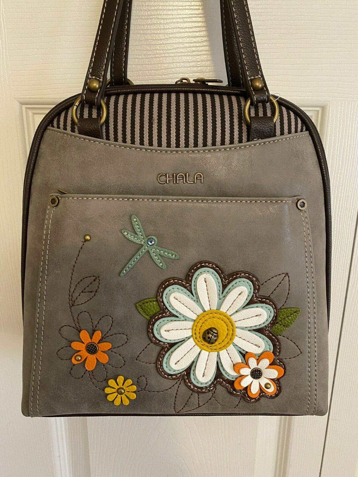 Daisy Convertible Backpack - Gray