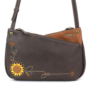 Sunflower Criss Crossbody - Brown