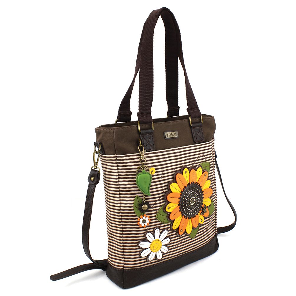 Sunflower Work Tote - Brown Stripe