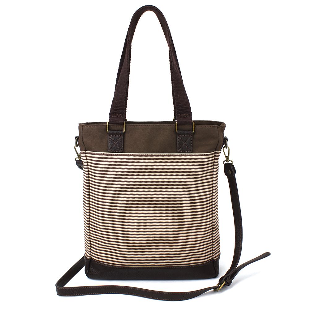 Sunflower Work Tote - Brown Stripe