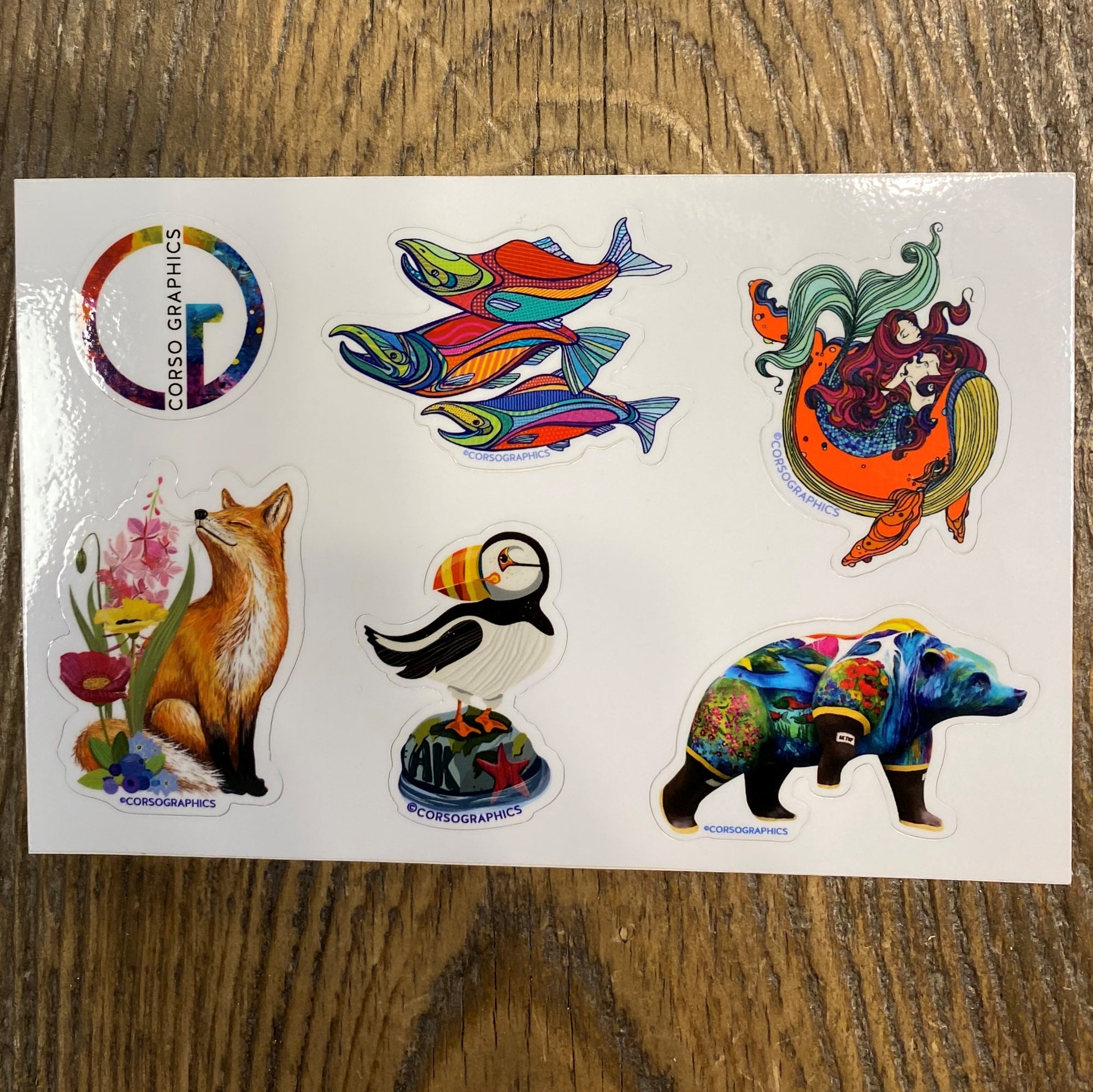 Animals Sticker Sheet
