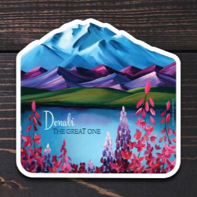 Denali Fireweed - Sticker