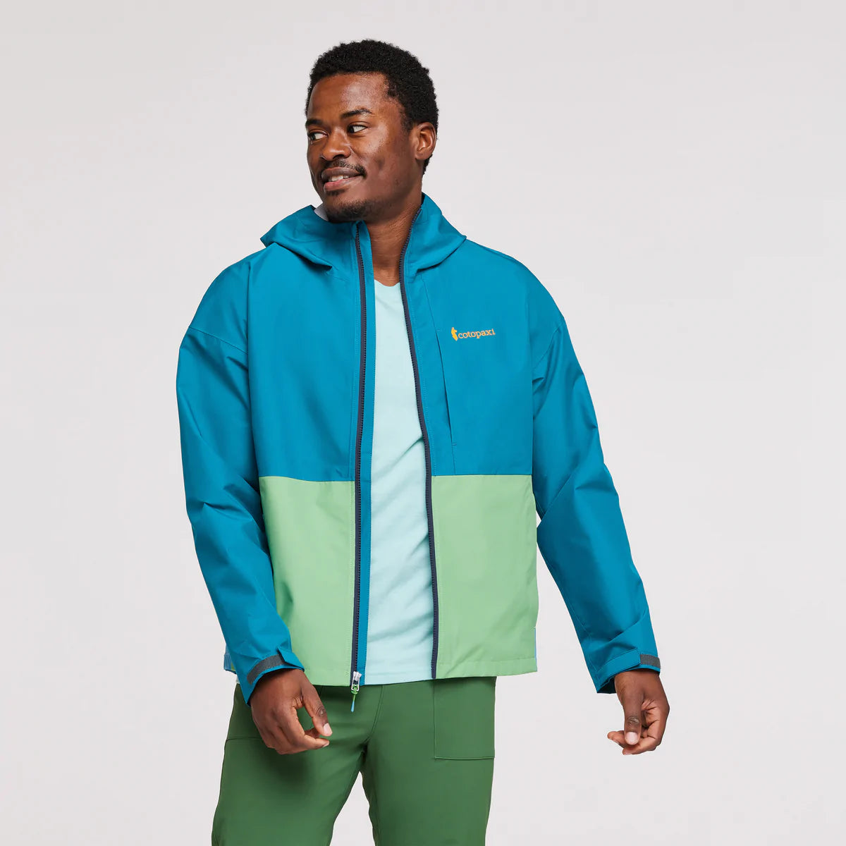 Cielo Mens Rain Jacket - Gulf