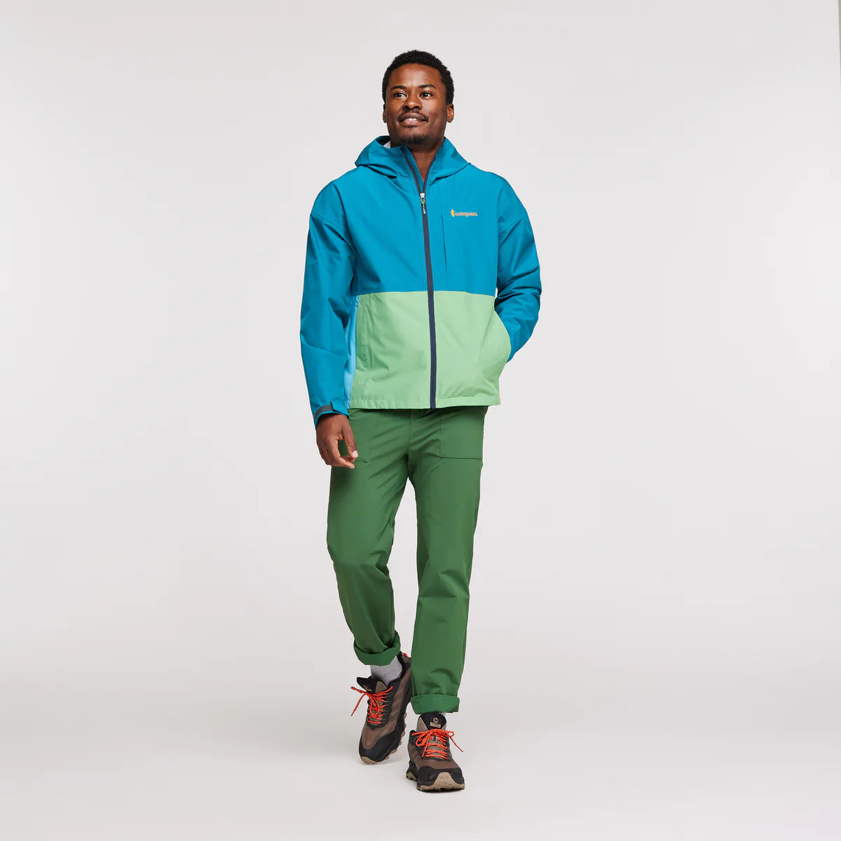 Cielo Mens Rain Jacket - Gulf