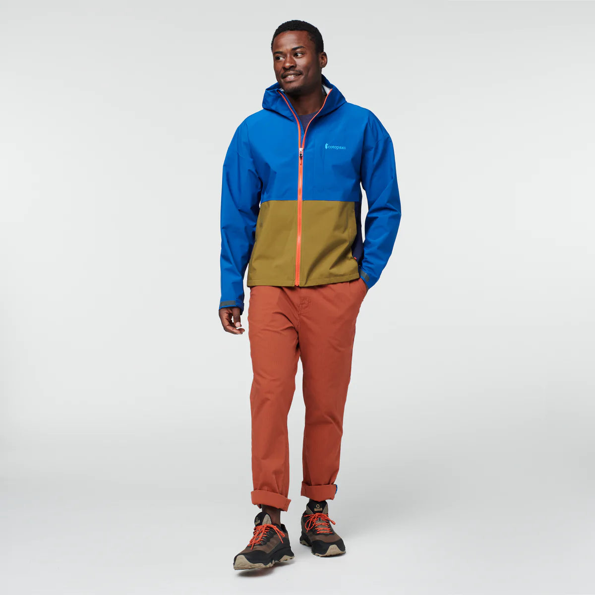 Mens rain shop resistant jacket