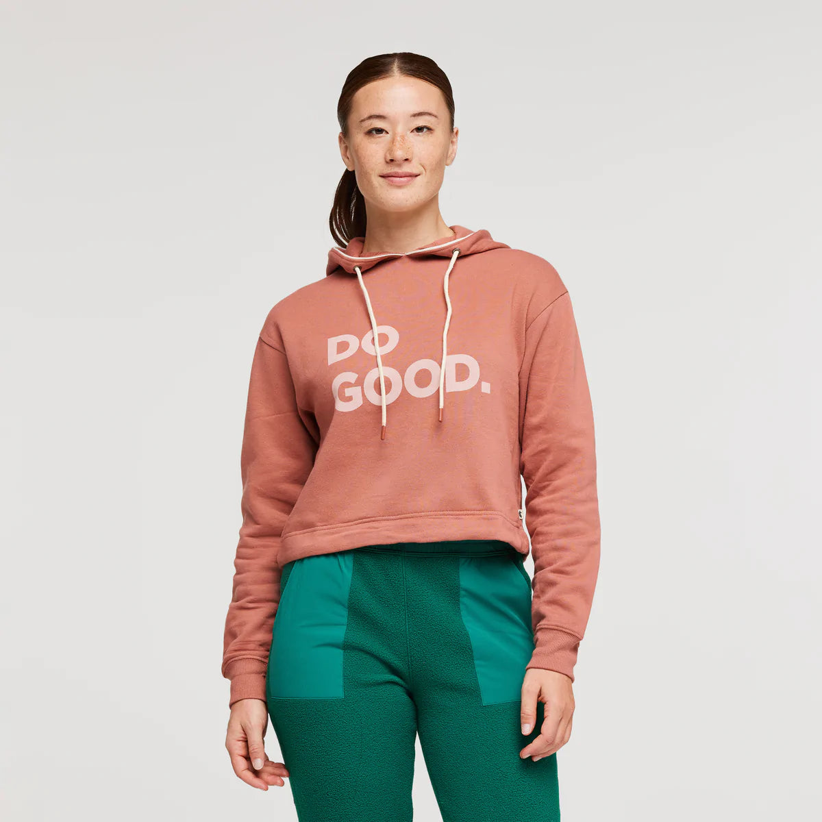 Do Good Crop Womens Sweatshirt - Earthen