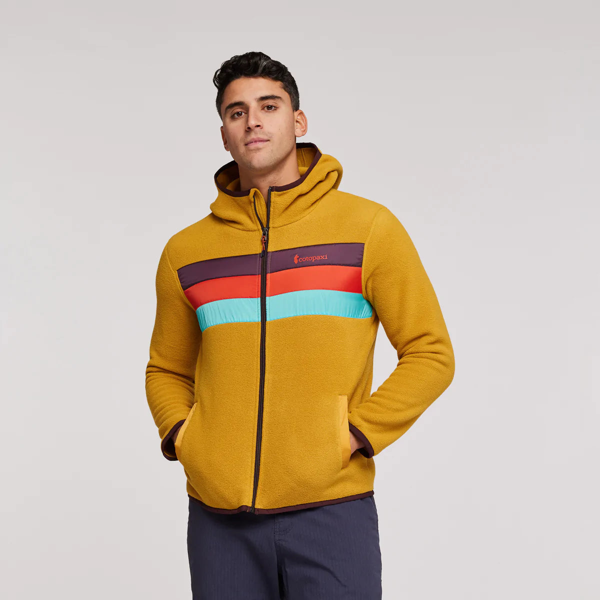 Teca Fleece Hooded Full-Zip Mens Jacket - Lumberjack