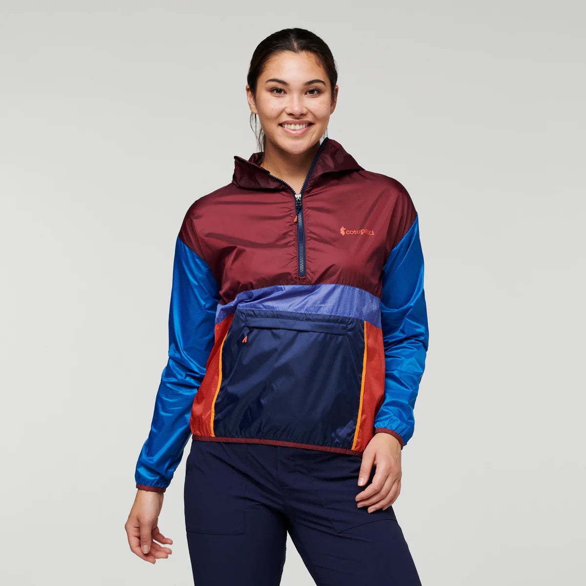 Teca Half-Zip Womens Windbreaker - So French