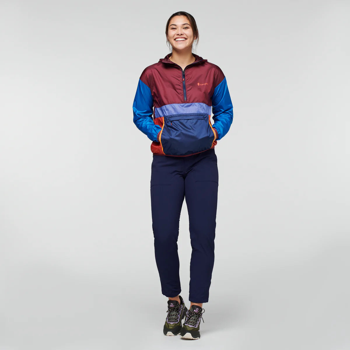 Teca Half-Zip Womens Windbreaker - So French