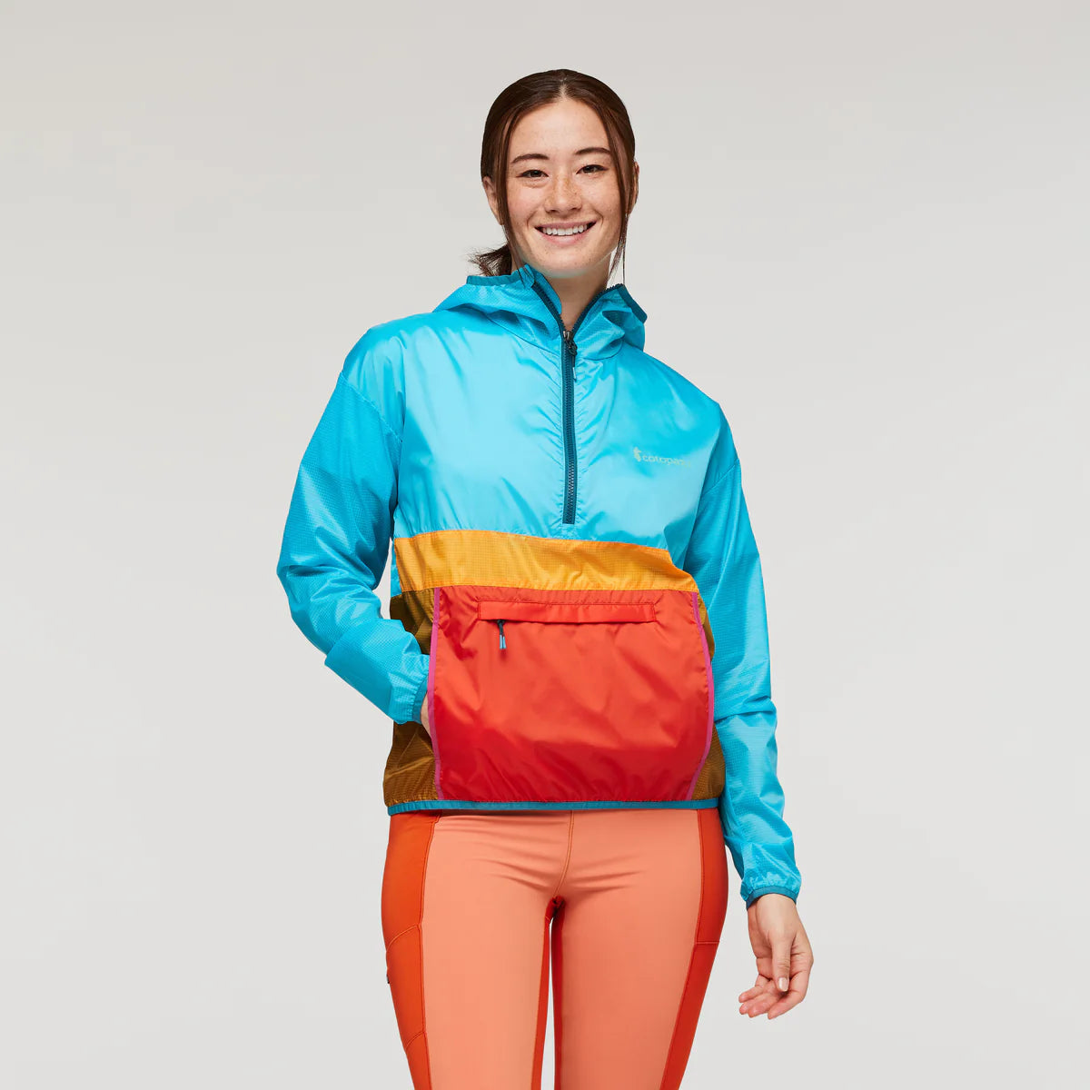 Teca Half-Zip Womens Windbreaker - Swoop