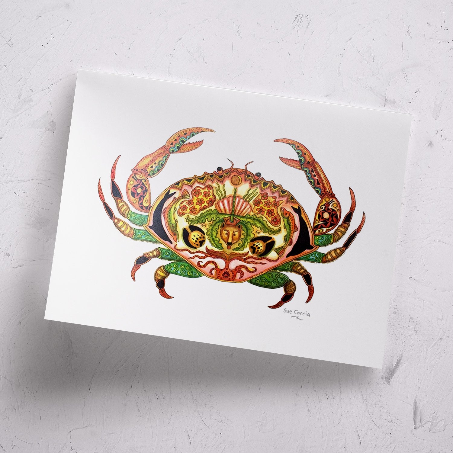 Sue Coccia Crab Print