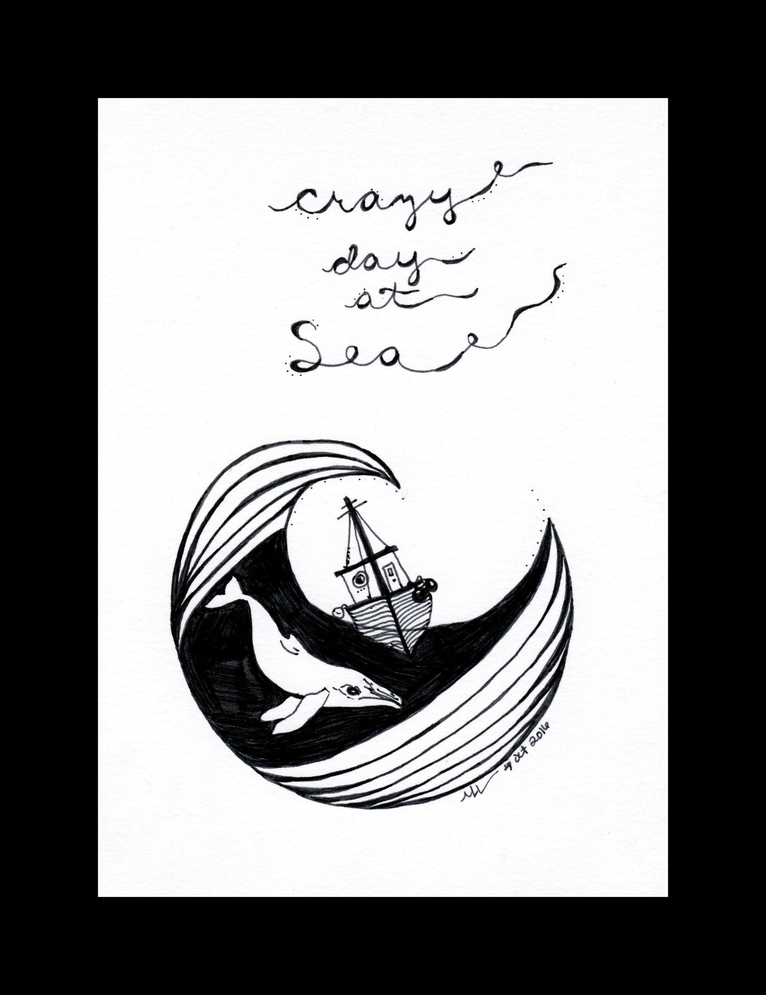 Crazy Day Sea Prints