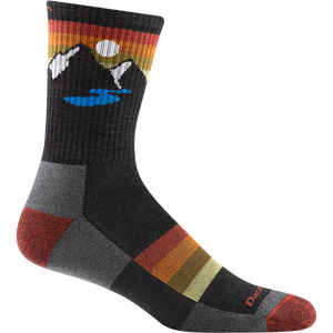 Sunset Ridge Micro Crew Lightweight Sock with Cushion for Men