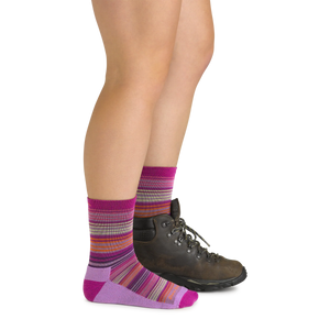 Zebra Canyon Micro Crew Lightweight Hiking Sock for Kids