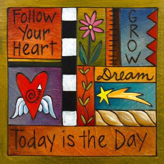 Daily Affirmation Wood Plaque