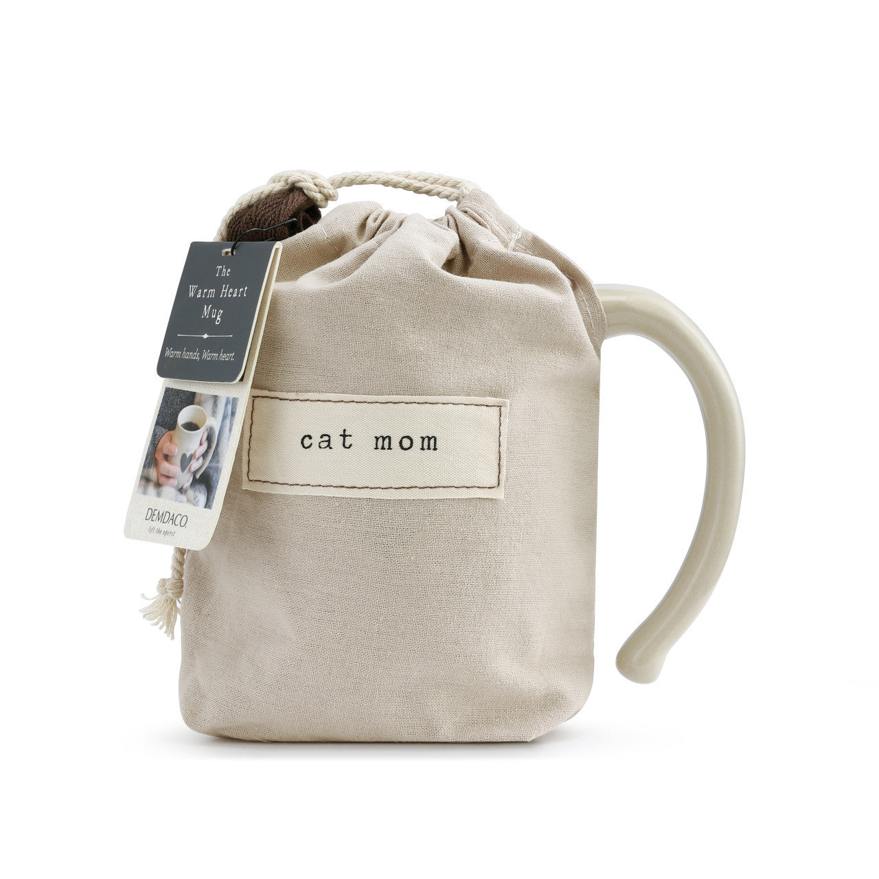 Cat Mom Heart Mug