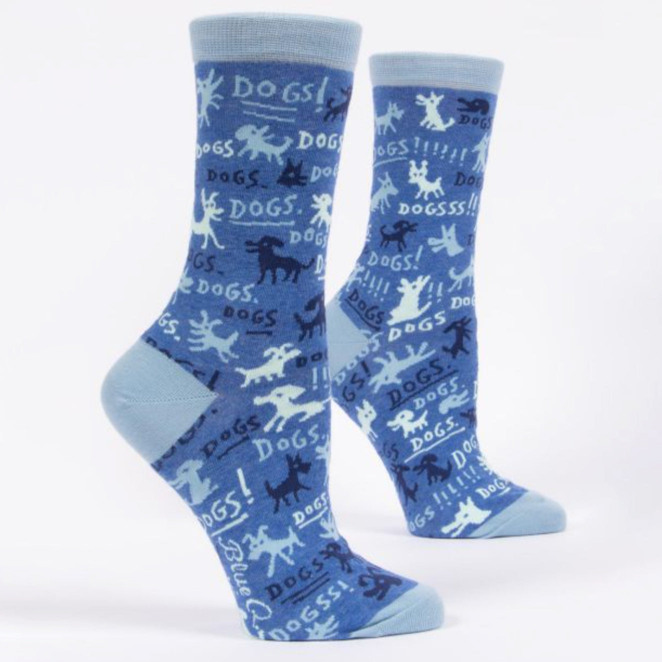 Dogs Womens Crew Socks