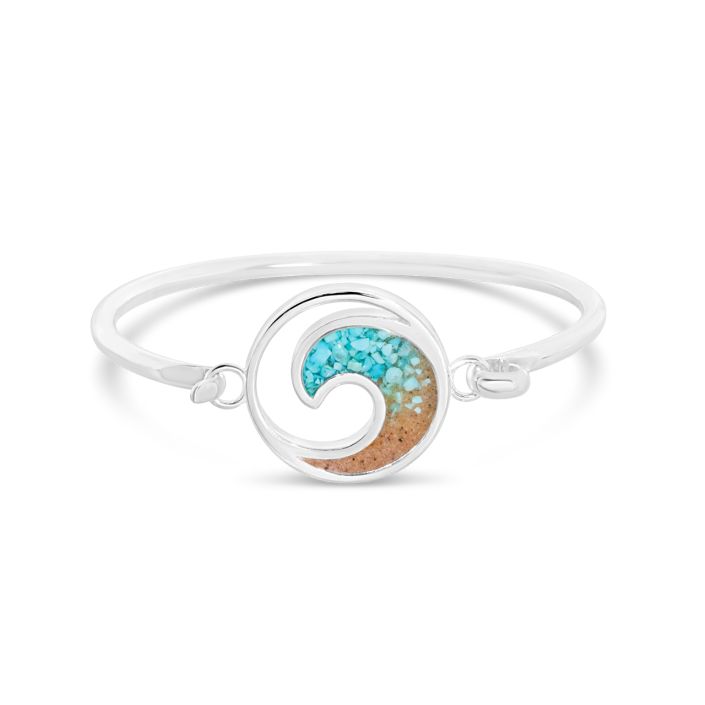 Cresting Wave Bracelet - Turquoise Gradient