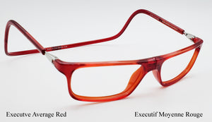 Clic Reading Glasses Red
