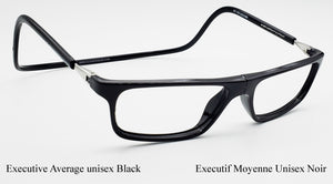 Clic Reading Glasses Black