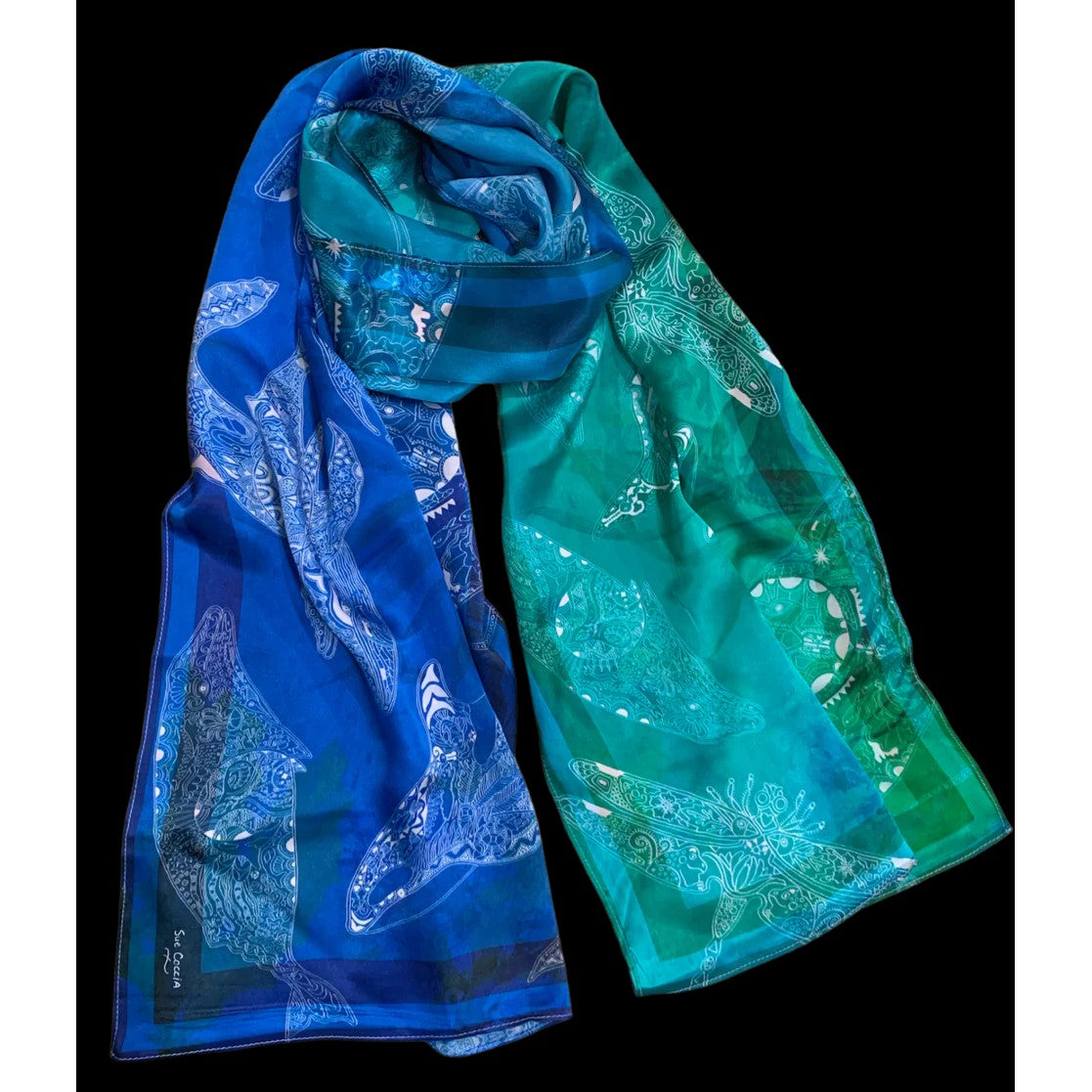 Ocean Spirits Silk Scarf