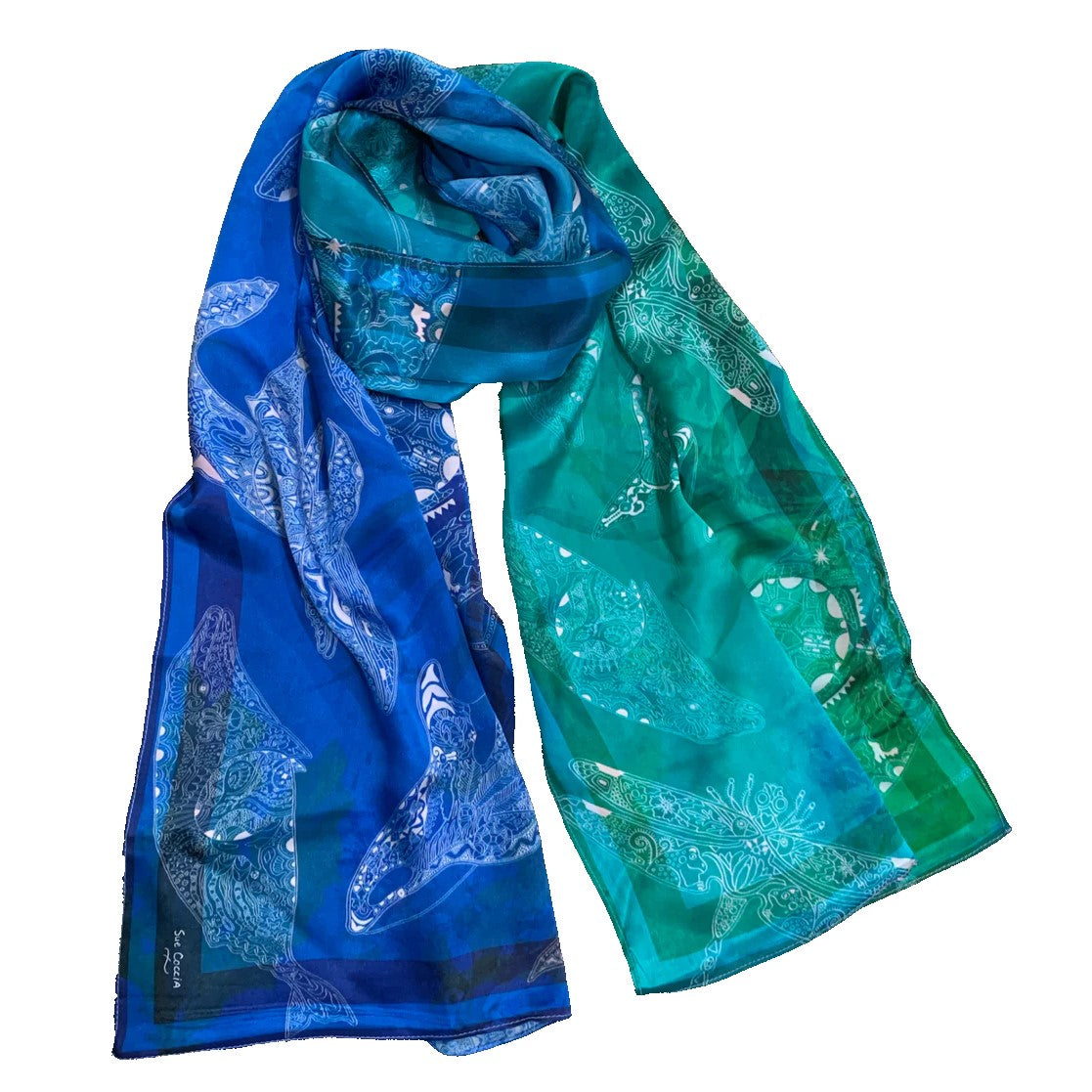 Ocean Spirits Silk Scarf