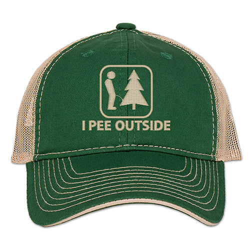 I Pee Outside Trucker Hat