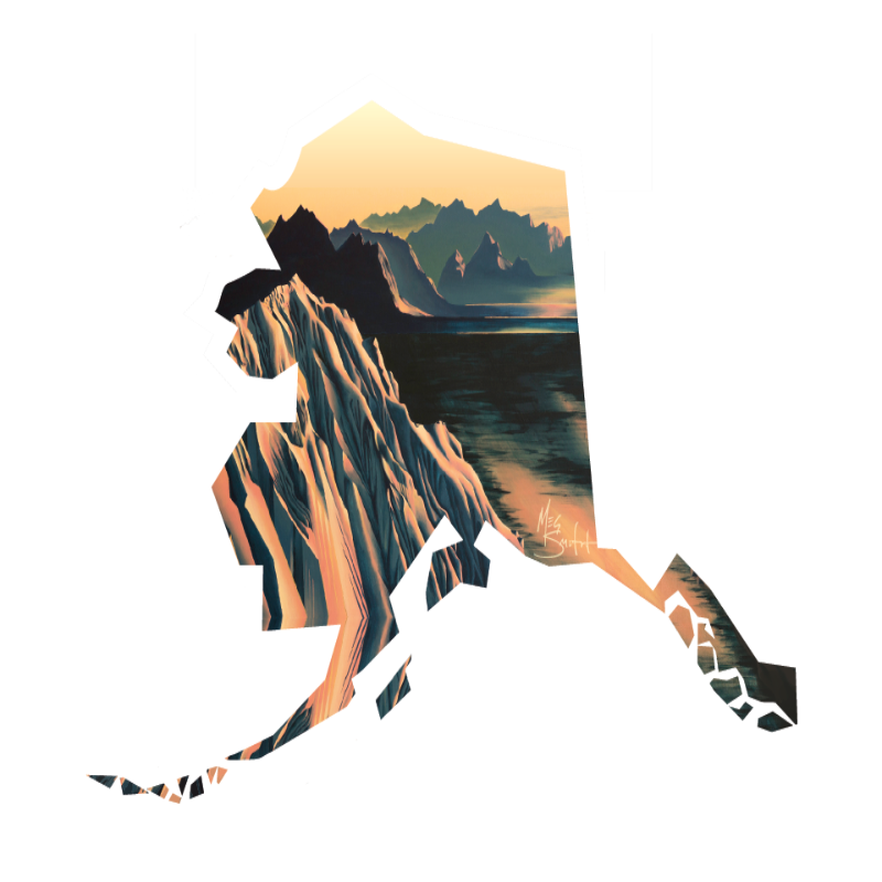 Alaska State Endless Sticker