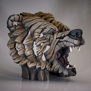 Bear Bust Edge Sculpture