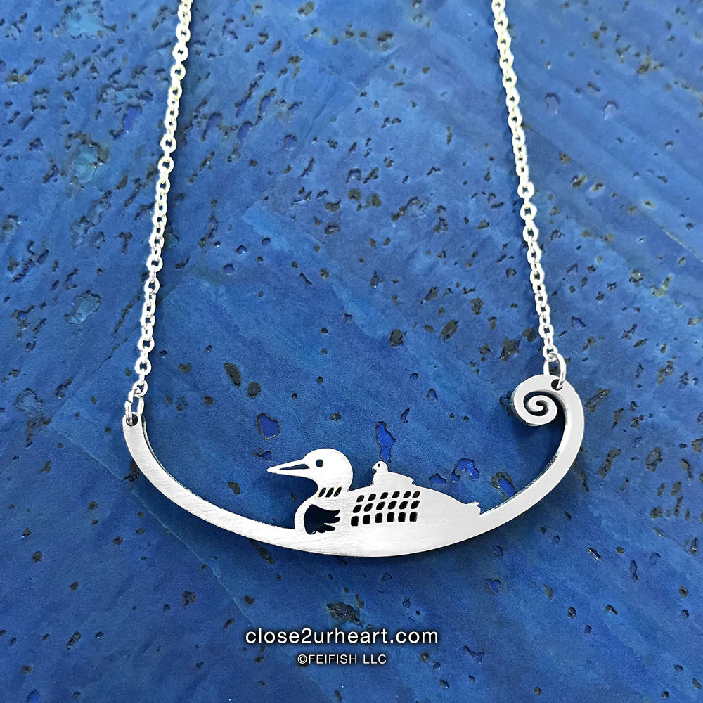 Loon Necklace -In The Woods