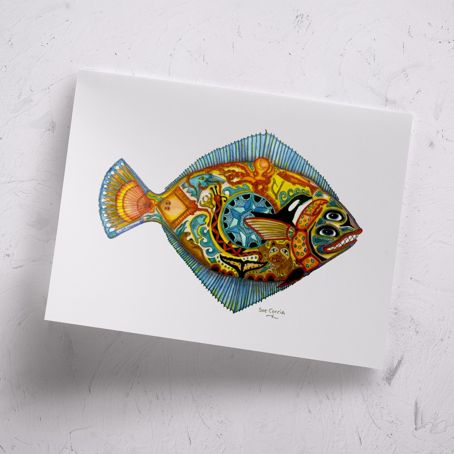 Sue Coccia Halibut Print