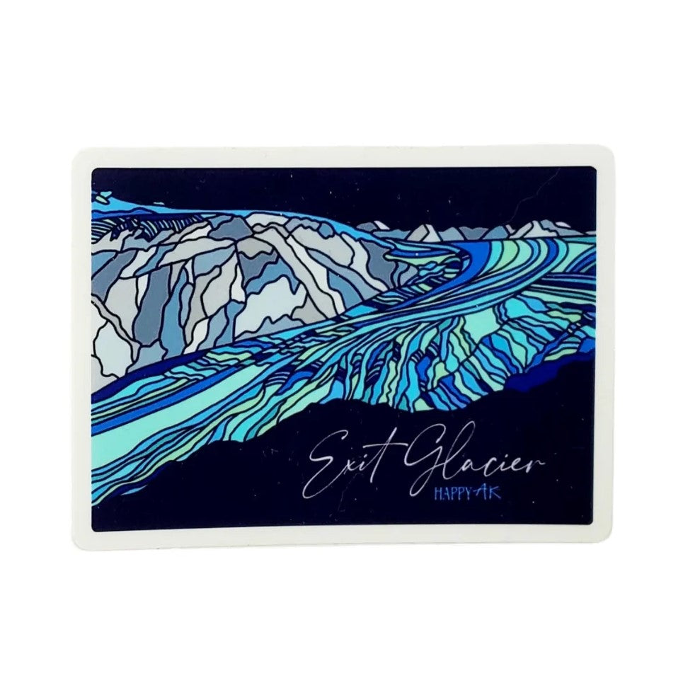 Exit Glacier Sticker