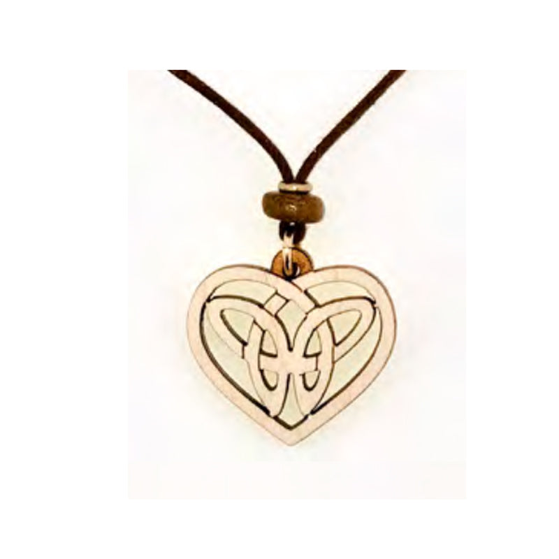 Celtic Heart - Wood Choker