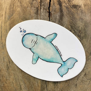 Bubbly Beluga Sticker