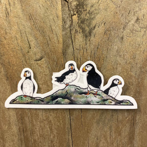 Puffin Group Sticker