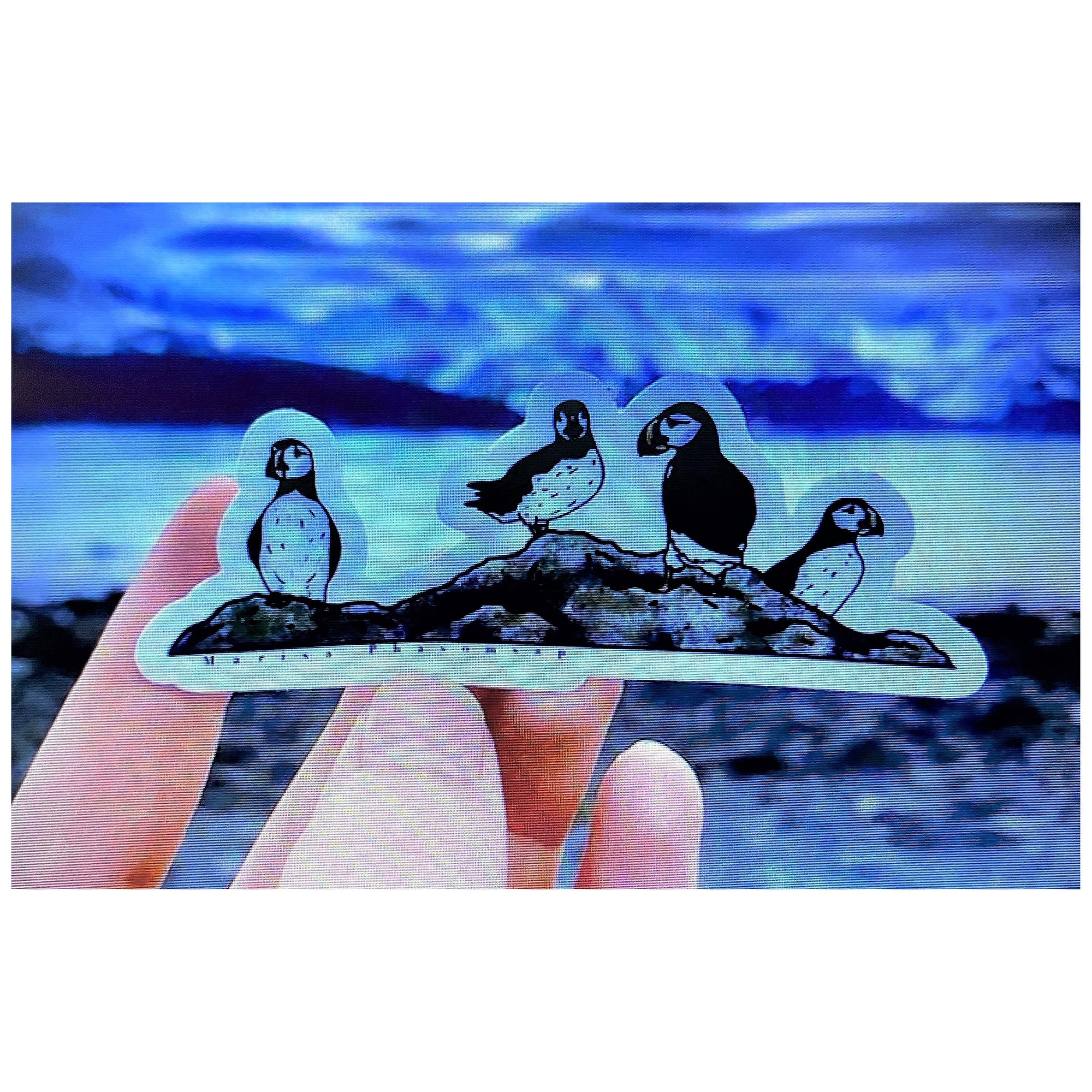 Puffin Group Sticker