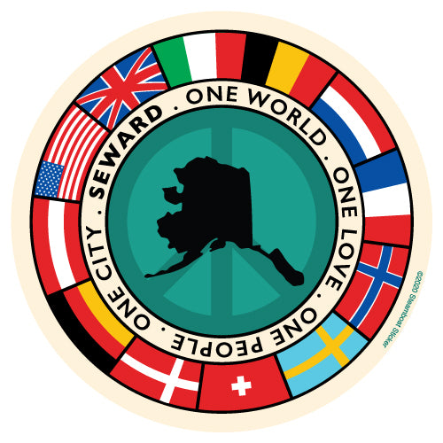 International Icon Sticker