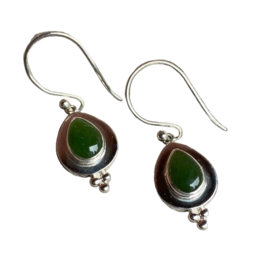 Three Dots Jade Earrings