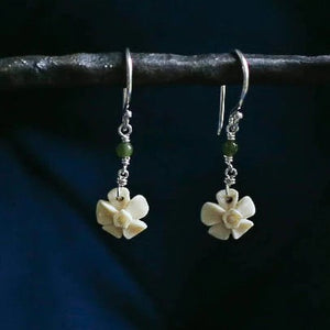 Forget Me Not Mammoth Ivory Earrings