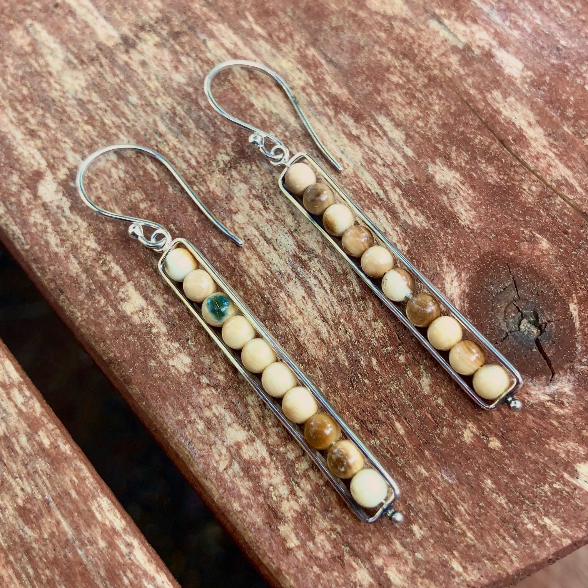 Mammoth Ivory Linear Earrings