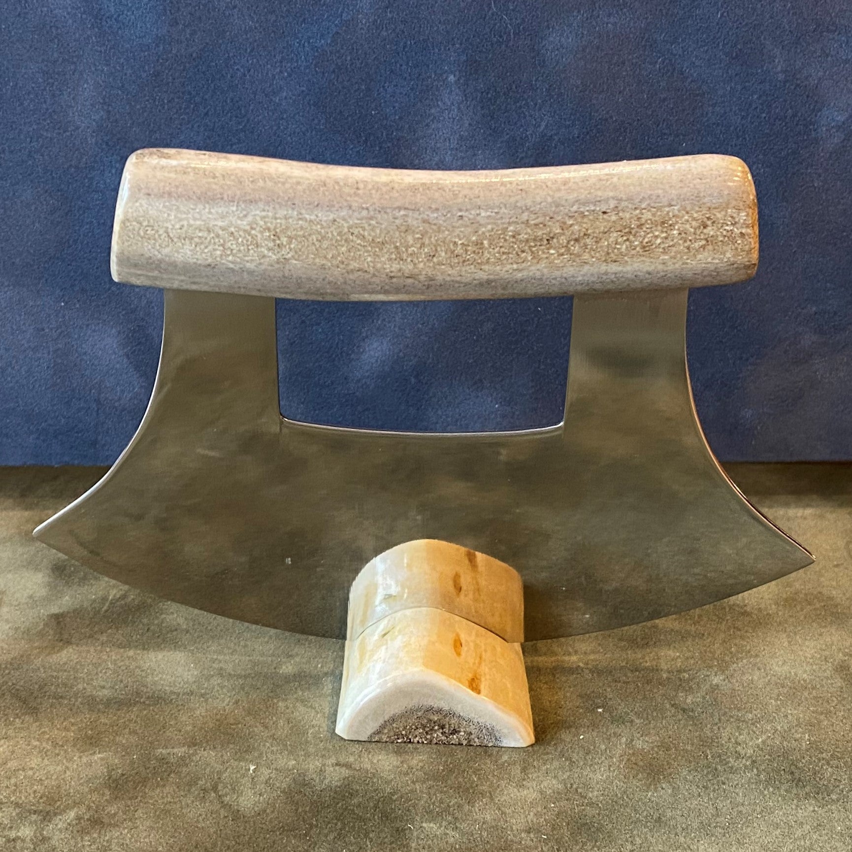 Polished Caribou Antler Ulu